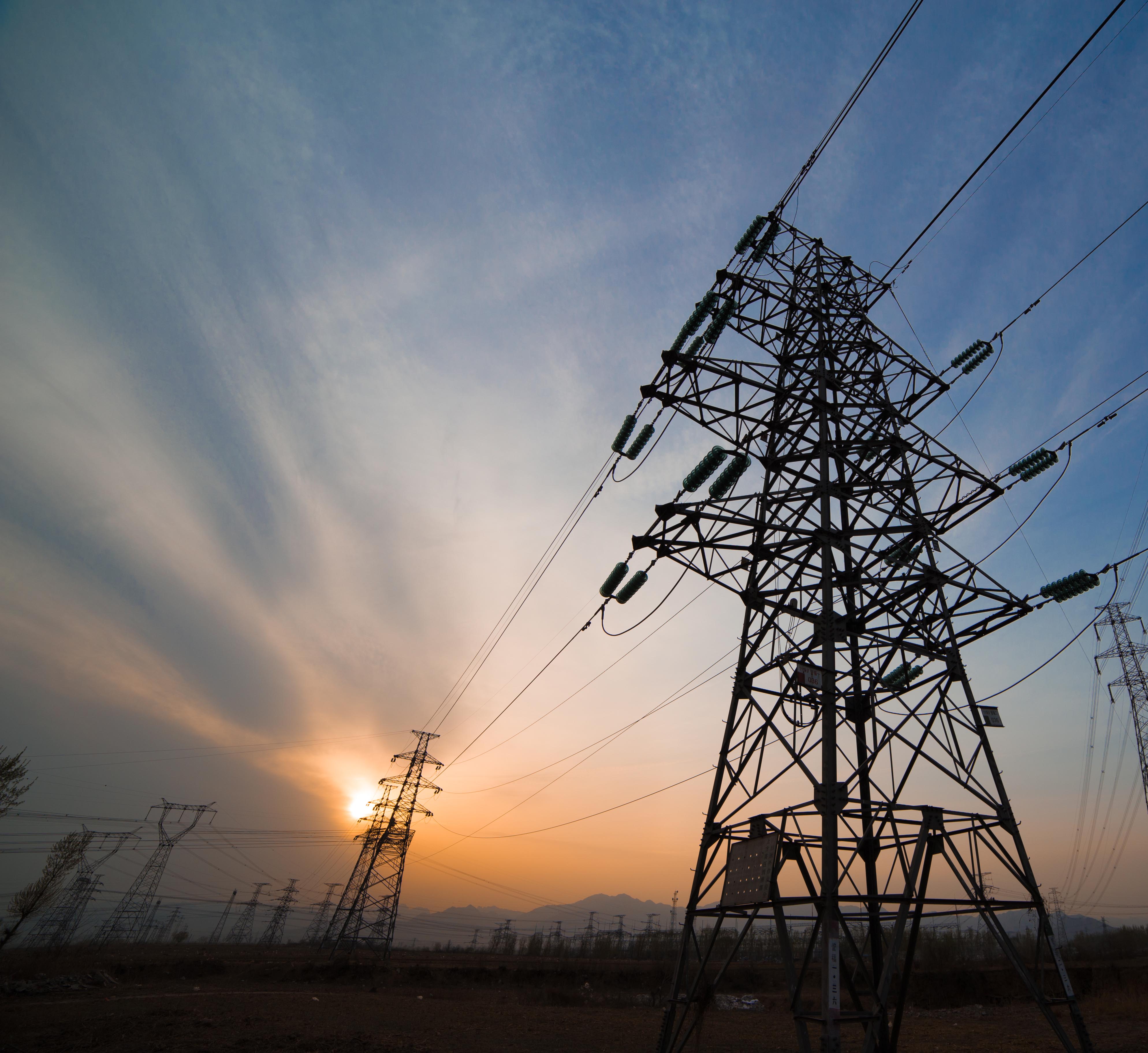 big Electricity pylons